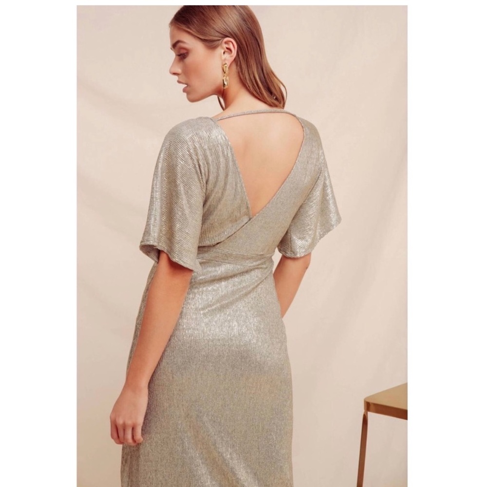 NWT!! ASTR the Lablel Gold Dress - Picture 4 of 10